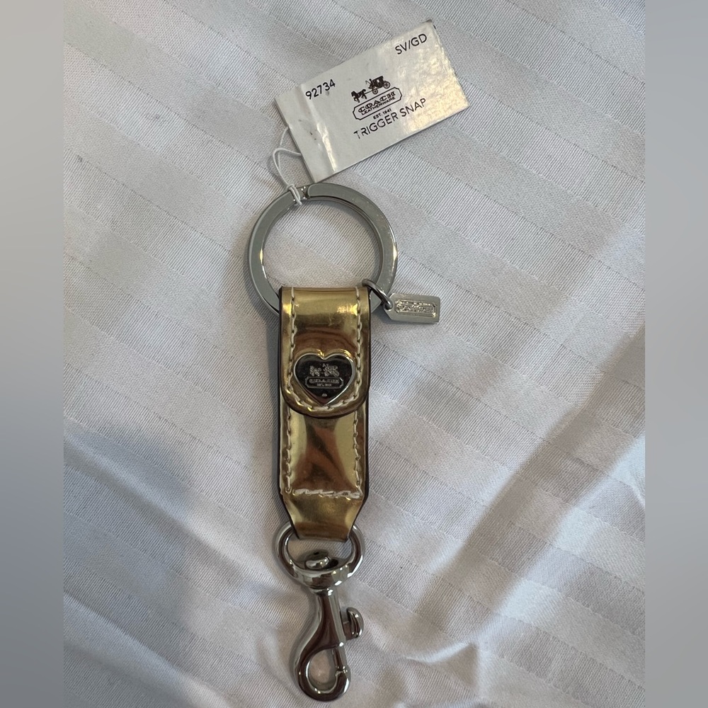Coach Trigger Snap Keychain